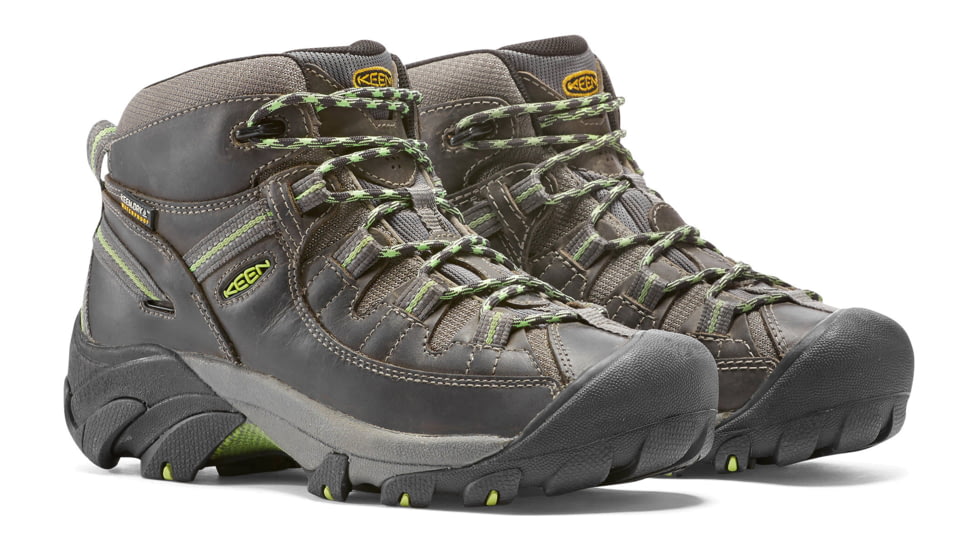 KEEN Targhee II Mid Waterproof Hiking Boots - Women's, Raven/Opaline, 9.5, 1014997-001-9.5