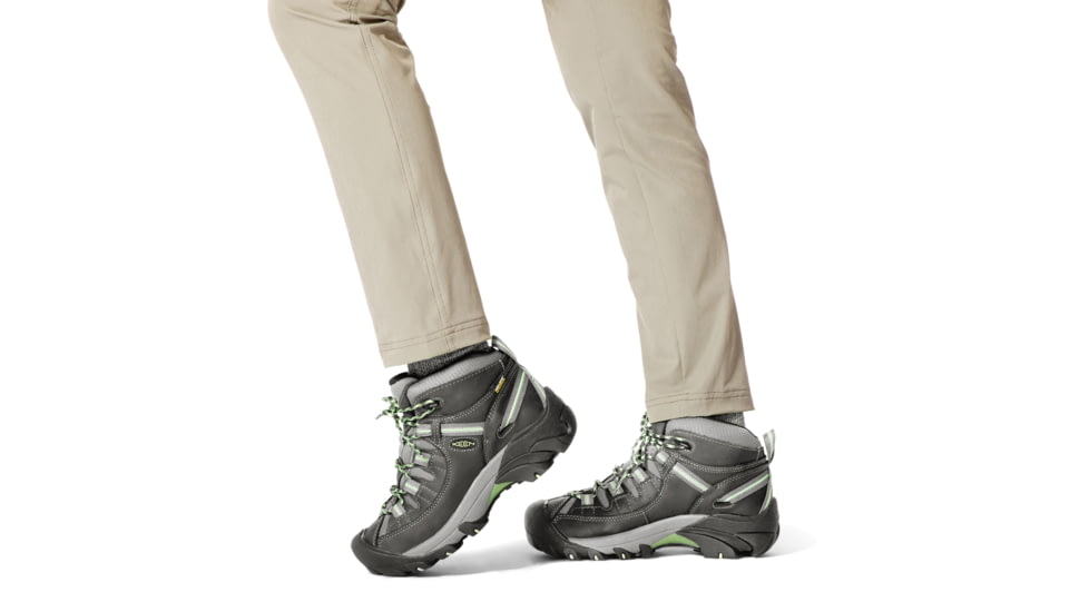 KEEN Targhee II Mid Waterproof Hiking Boots - Women's, Raven/Opaline, 9.5, 1014997-001-9.5