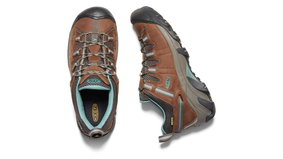 KEEN Targhee Ii Waterproof Hiking Boots - Women's, Dark Earth/Wasabi, Medium, 11, 1019478-200-11