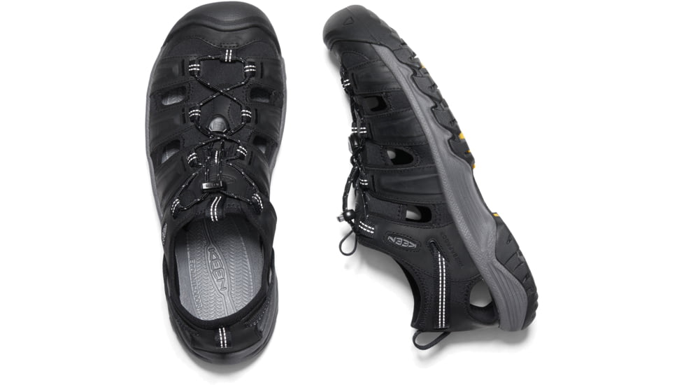 KEEN Targhee III Sandal - Mens, Grey/Black, 8.5 US, 1022428-grey/black-8.5