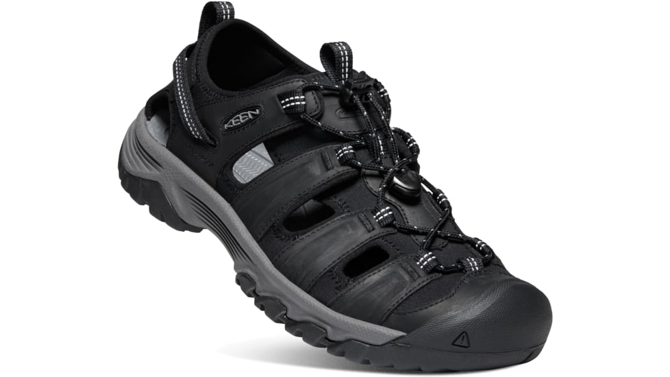 KEEN Targhee III Sandal - Mens, Grey/Black, 8.5 US, 1022428-grey/black-8.5