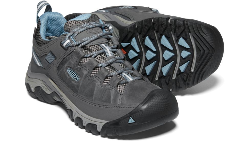 KEEN Targhee III WP Shoes - Womens, Magnet/Smoke Blue, 9.5 US, 1023038-mn/smblue-9.5