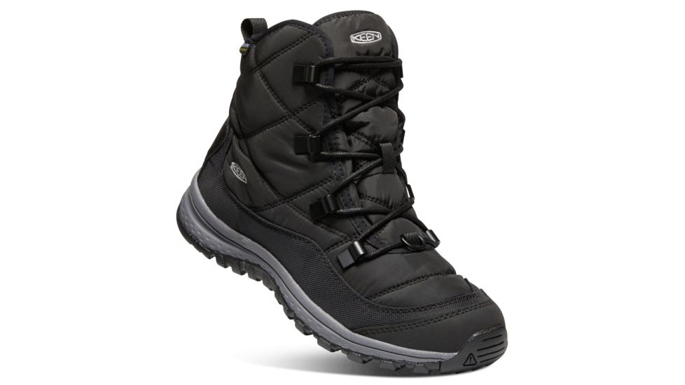 KEEN Terradora Ankle Waterproof Hiking Boots - Womens, Black/Steel Grey, Medium, 8.5, 1021735-001-8.5