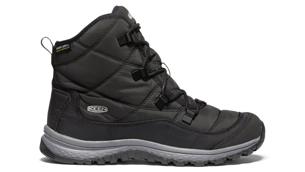 KEEN Terradora Ankle Waterproof Hiking Boots - Womens, Black/Steel Grey, Medium, 8.5, 1021735-001-8.5