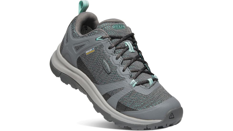 KEEN Terradora II WP Shoes - Womens, Steel Grey/Ocean Wave, 8 US, 1022346-stgrey/oceanw-8