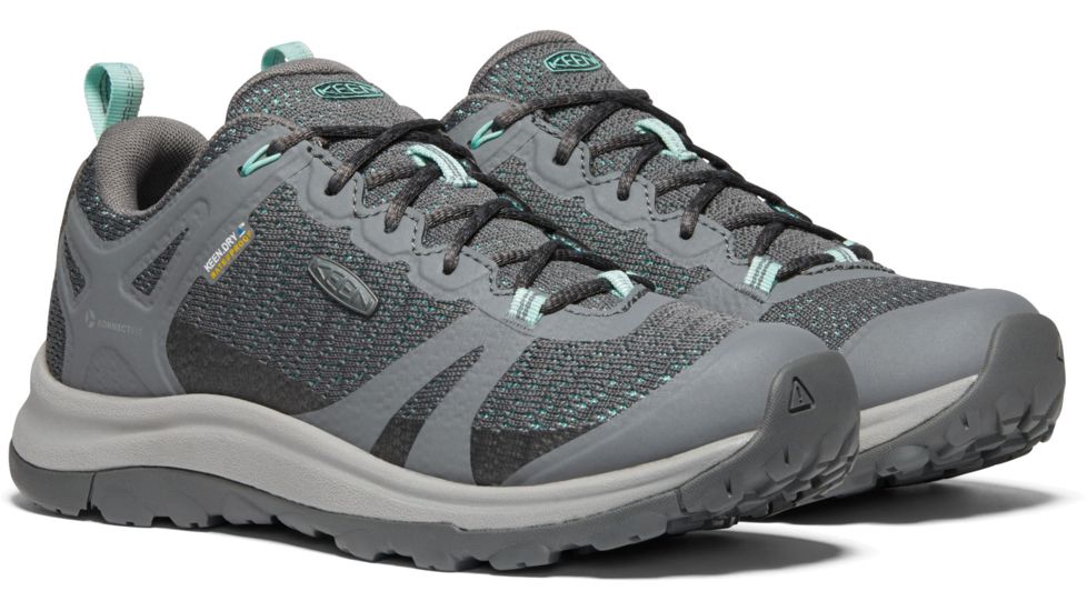 KEEN Terradora II WP Shoes - Womens, Steel Grey/Ocean Wave, 8 US, 1022346-stgrey/oceanw-8