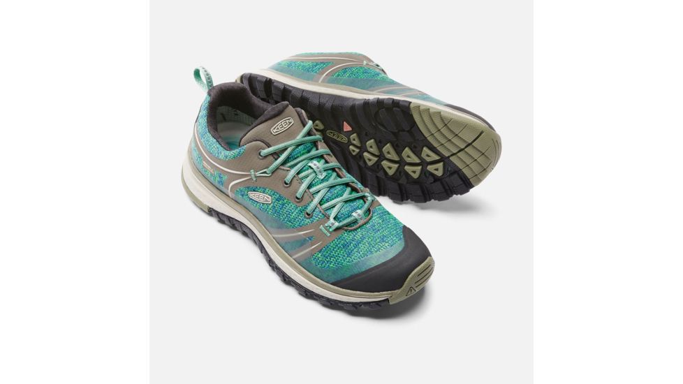 KEEN Terradora Waterproof Hiking Shoe - Women's, Bungee Cord/Malachite, 7 US 1017190-200-7