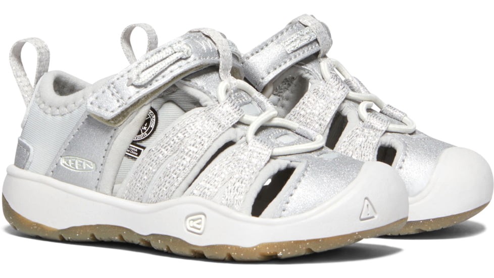 KEEN Toddlers Moxie Sandals - Kids, Silver, 4, 1018367-900-4