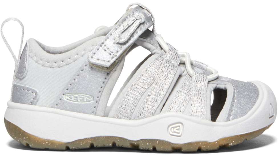 KEEN Toddlers Moxie Sandals - Kids, Silver, 4, 1018367-900-4
