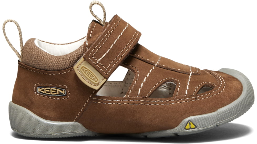 KEEN Toddlers Pep Fisherman Sandals, Dark Earth/Inca Gold, 7, 1020010-200-7