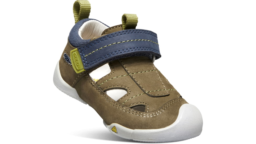 KEEN Toddlers Pep Fisherman Sandals, Dark Olive/Moss, 4, 1020011-300-4