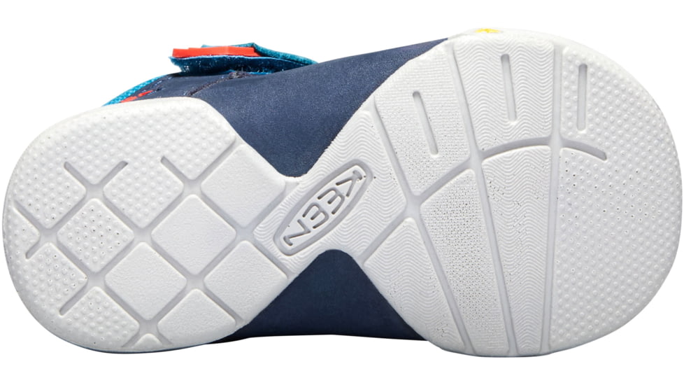 KEEN Toddlers Pep Fisherman Sandals, Dress Blues/Fiery Red, 7, 1020009-400-7