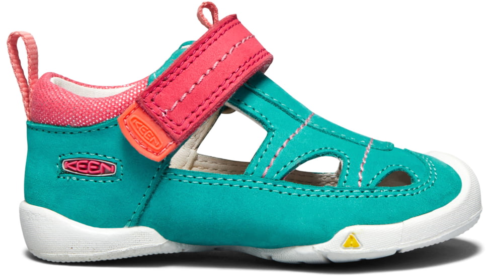 KEEN Toddlers Pep Fisherman Sandals, Lake Green/Teaberry, 7, 1020012-400-7