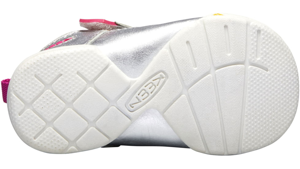 KEEN Toddlers Pep Fisherman Sandals, Silver/Vivacious, 7, 1020014-001-7