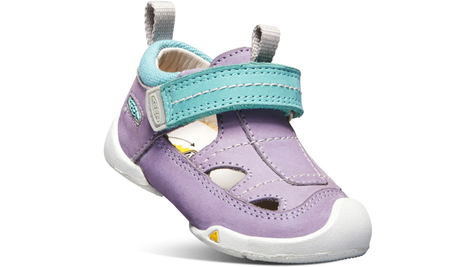 KEEN Toddlers Pep Fisherman Sandals, Sweet Lavender/Aqua Haze, 4, 1020013-500-4