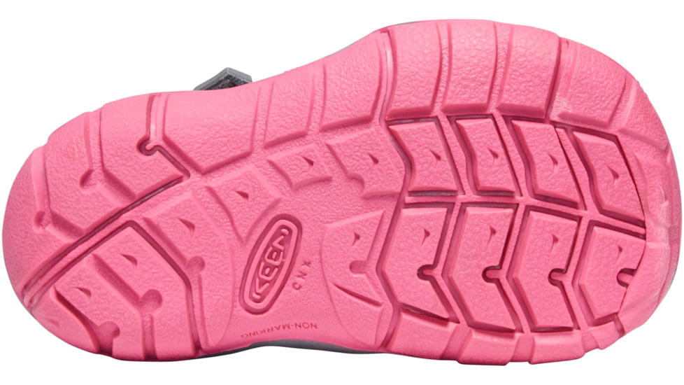 KEEN Toddlers Seacamp II CNX Sandals, Steel Grey/Rapture Rose, 4, 1020647-15-4