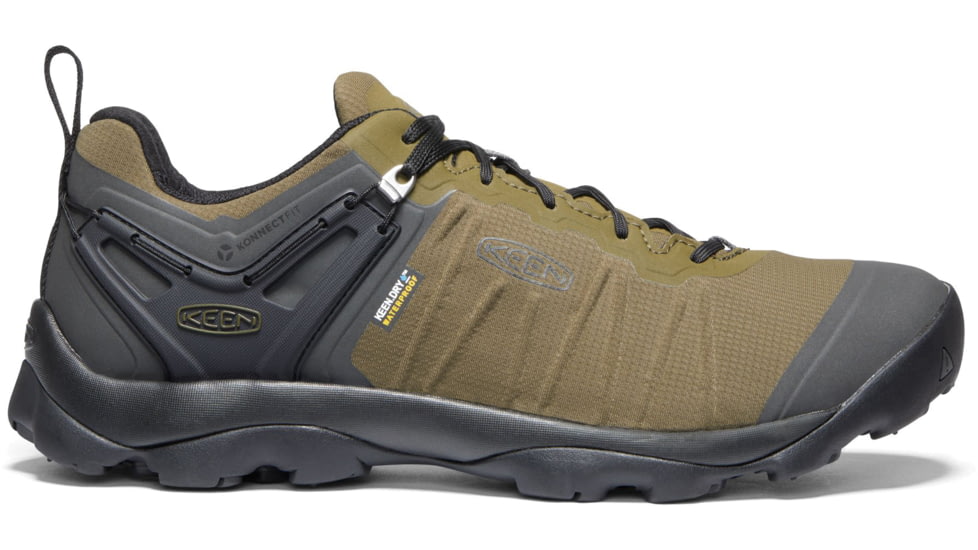KEEN Venture WP Shoes - Mens, Dark Olive/Raven, 8.5 US, 1021169-do/raven-8.5