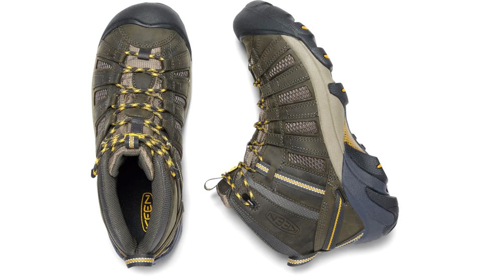 KEEN Voyageur Mid Hiking Boots - Men's, Raven/Tawny Olive, 8 US, 1008904-5-8