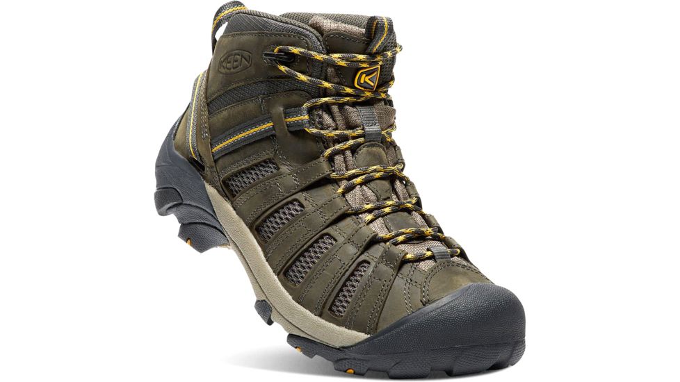 KEEN Voyageur Mid Hiking Boots - Men's, Raven/Tawny Olive, 8 US, 1008904-5-8