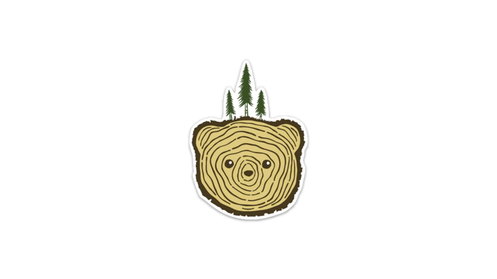 Keep Nature Wild Bear Tree Sticker, No Color, S-BT