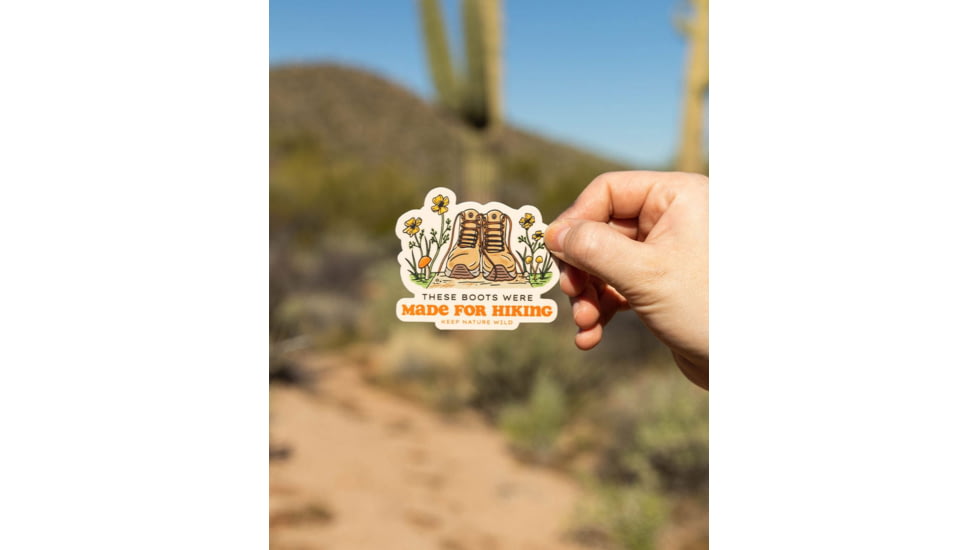 Keep Nature Wild Made For Hiking Sticker, No Color, S-MFHIKE