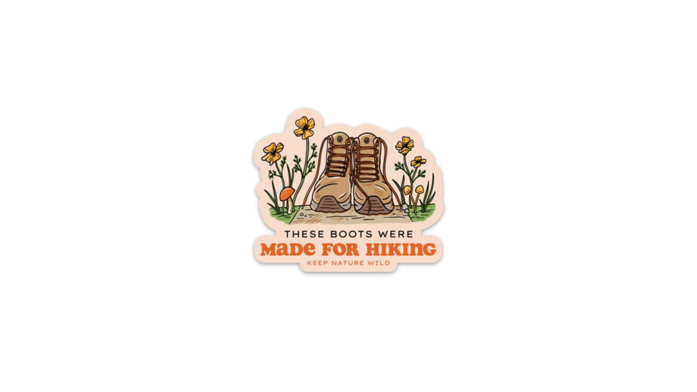 Keep Nature Wild Made For Hiking Sticker, No Color, S-MFHIKE