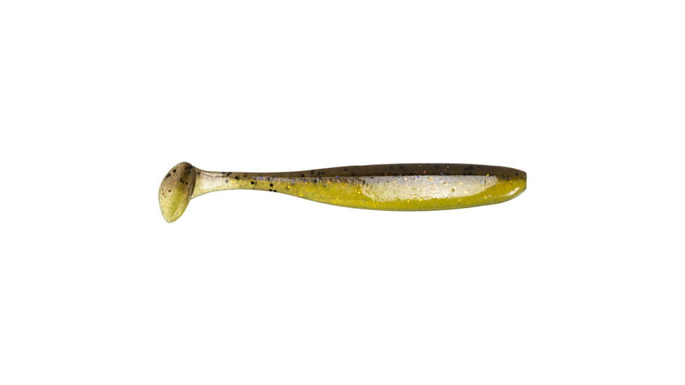 Keitech Easy Shiner, Sungill, 4in, Shad Shaped Paddletail Swimbait, 7Pk, Blister Pack, Squid Scent Infused, ES4454