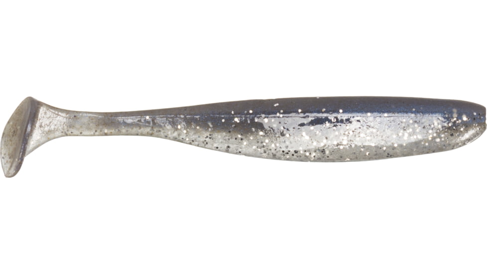 Keitech Easy Shiner, Pro Blue Shiner, 3in, Shad Shaped Paddletail Swimbait, 10Pk, Tray &amp; Bag, Squid Scent Infused, ES3476