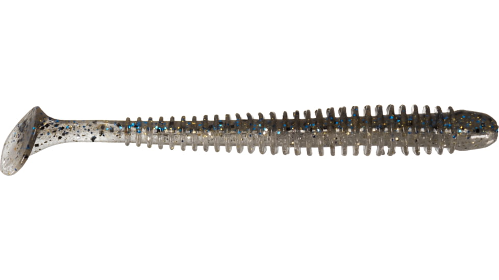 Keitech Swing Impact, Bluegill Flash, 3.5in, Paddletail Swimbait, 8Pk, Blister Pack, Squid Scent Infused, SW35418