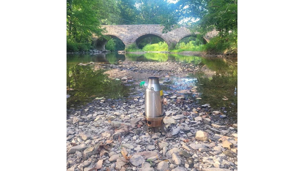Kelly Kettle Stainless Steel Trekker - Small, 50004