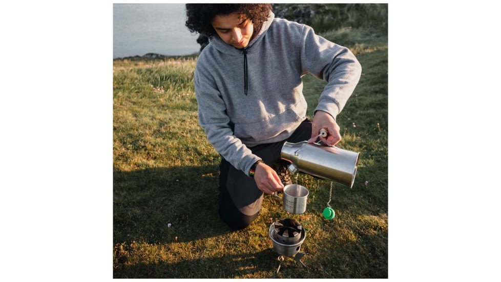 Kelly Kettle Trekker &amp; Kit, Stainless Steel, 50121