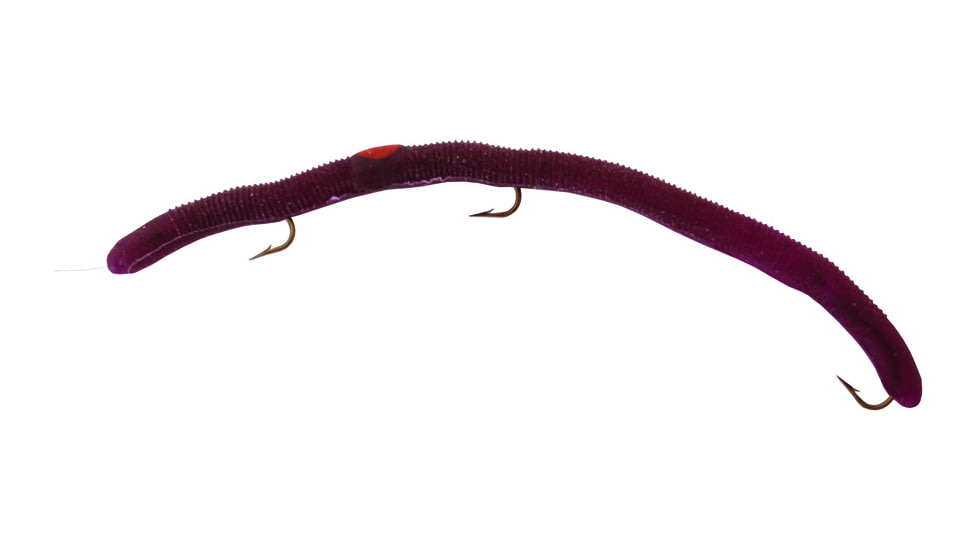 Kellys Pier Boy Special Pre-Rigged Plastic Worm, 5 1/2in, 3 Number 6 Hooks, Orchid Petal, PBS101-OP