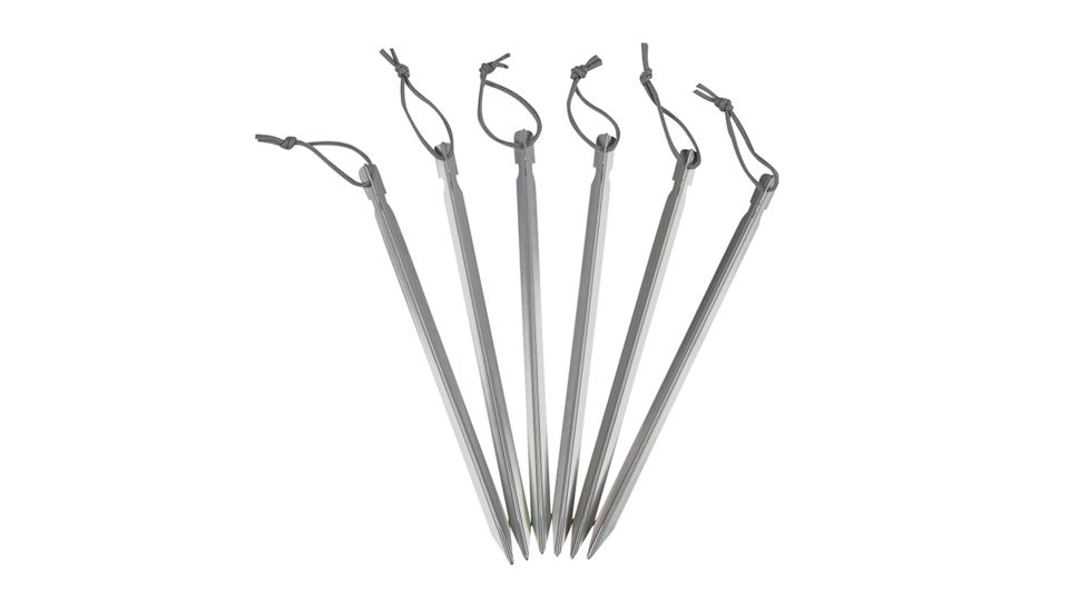 Kelty Basecamp Aluminum Stake, Pack of 6 47825616