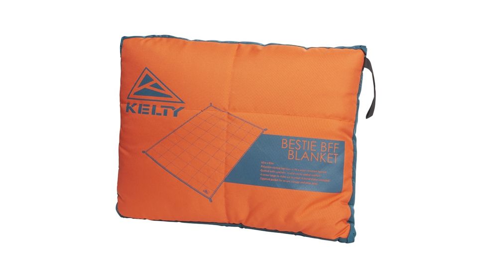 Kelty Bestie BFF Blanket Blankets, Deep Teal/Mandarin Red, 35425819TCH