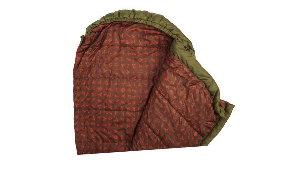 Kelty Big Dipper 30 Junior Boys Sleeping Bag, Avocado, 35416218SR