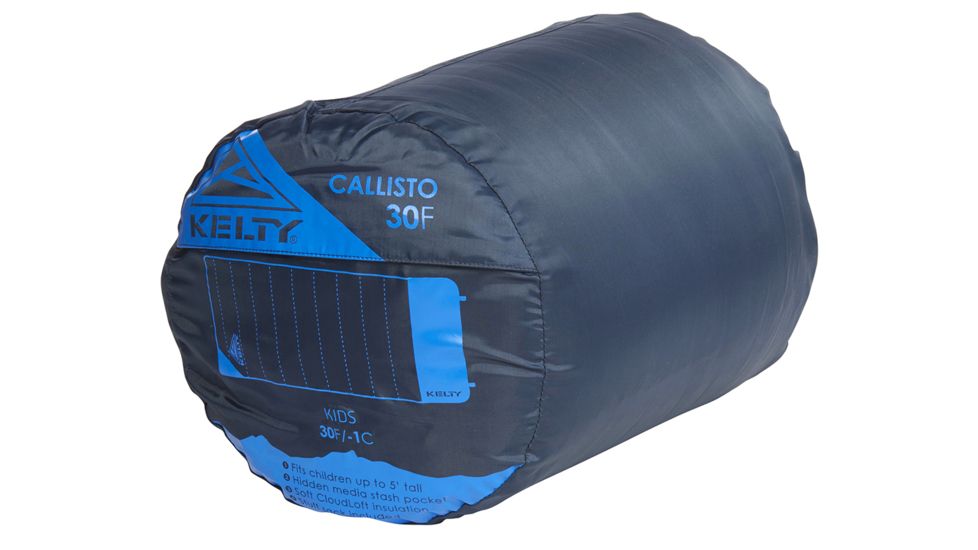 Kelty Callisto Kids 30 Deg Sleeping Bag - Kids, Midnight Navy, Short, 35425020SR