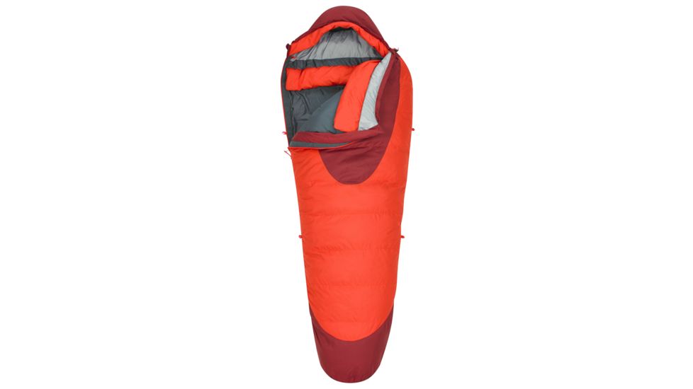 Cosmic 0 Sleeping Bag 600 DriDown-Fiery Red-Regular-Right