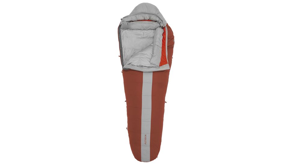 Kelty Cosmic 0 Sleeping Bag 600/ DriDown, Red Ochre/Smoke, Regular, 35413519RR