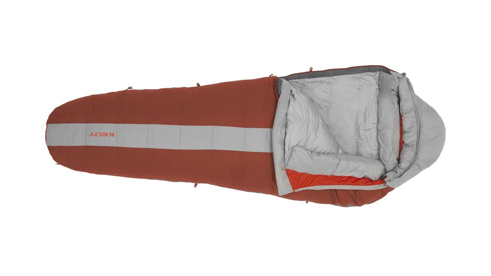 Kelty Cosmic 0 Sleeping Bag 600/ DriDown, Red Ochre/Smoke, Regular, 35413519RR