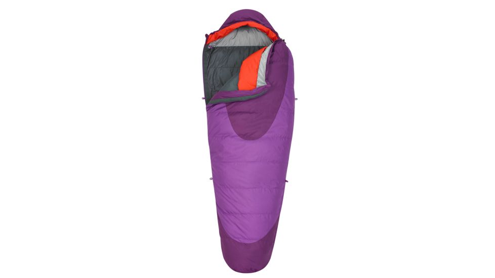 Cosmic 20 Womens Sleeping Bag 550 DriDown-Dahlia-Regular-Right