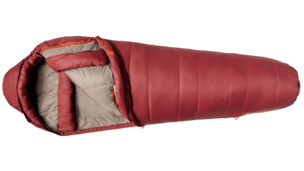 Kelty Cosmic Down 0 Sleeping Bag, Fired Brick/Red Ochre, Right Zip, Regular, 35413521RR