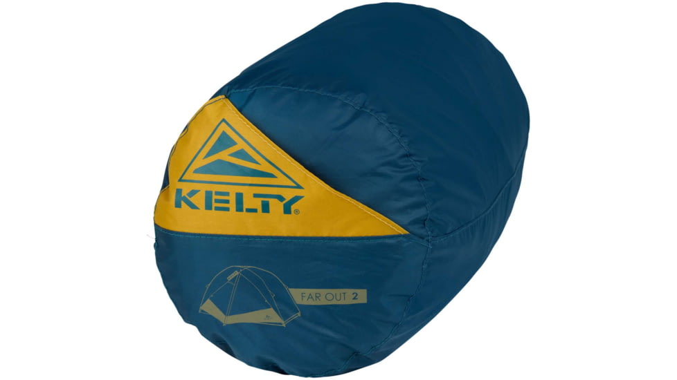 Kelty Far Out 2 w/Foorprint Tent, Olive Oil/Agean Blue, One Size, 40835222