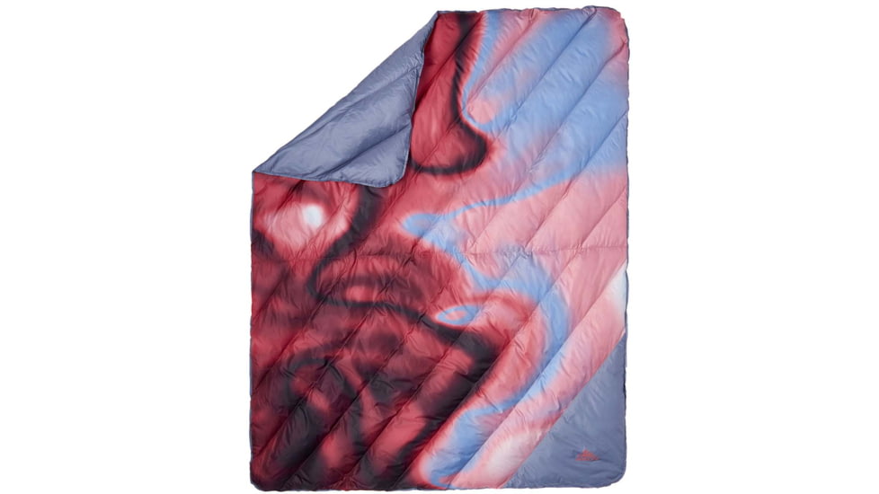 Kelty Galactic Down Blanket, Cranberry/Atmosphere, One Size, 35427021CB