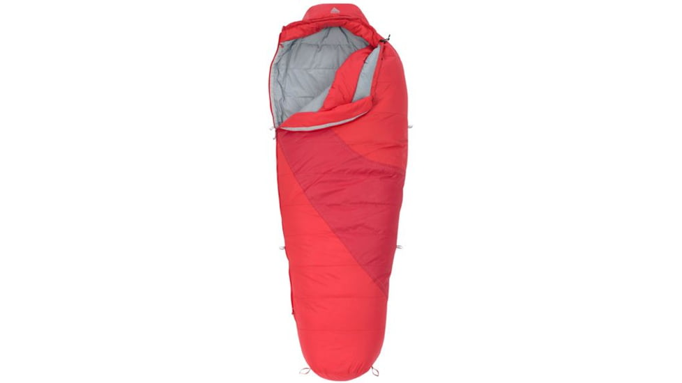 Kelty Ignite Down 20 Sleeping Bag-Women's-Regular-Right-Tomato