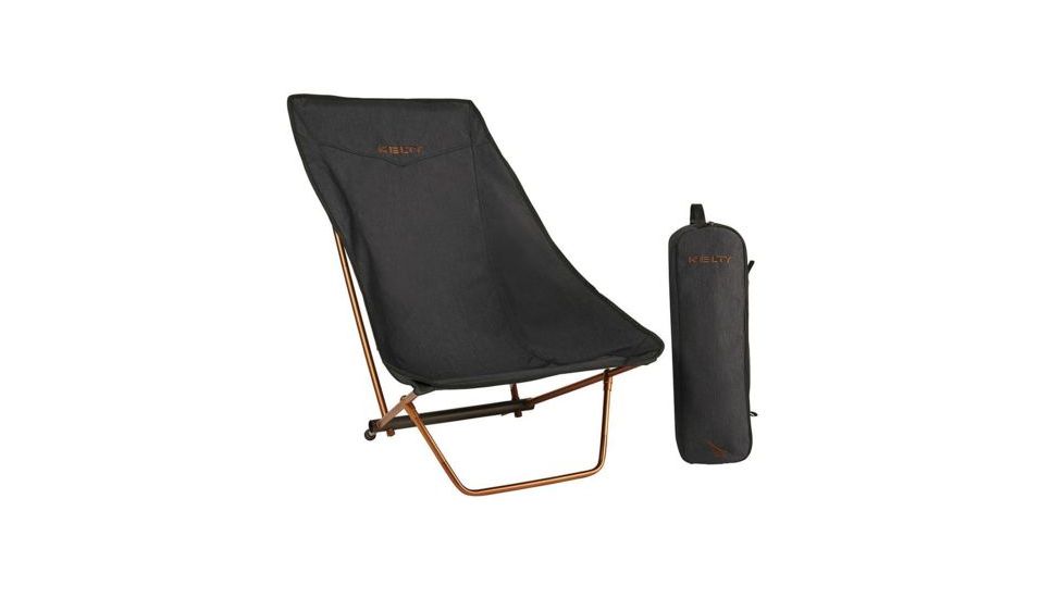 Kelty Linger Get-Down Chair, Heather Black/Ano Copper, 61511917HBK