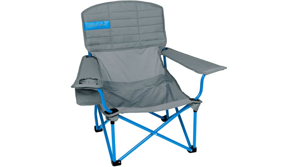 Kelty Mesh Lowdown Chair-Smoke/Paradise Blue