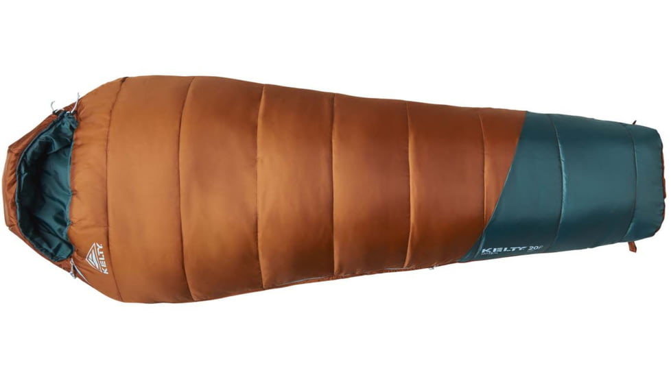 Kelty Mistral Kids 20 Deg Sleeping Bag - Kids, Gingerbread, Short, 35429221GGB