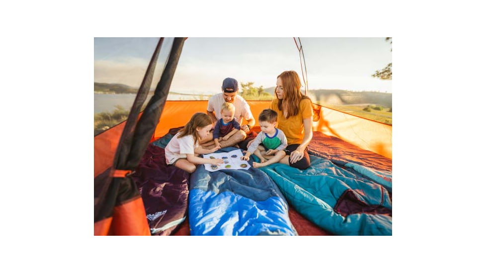 Kelty Rumpus Tent - 4 Person, Malachite/Midnight Navy, 40823321