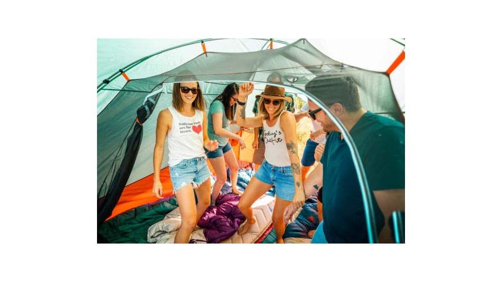 Kelty Rumpus Tent - 6 Person, Malachite/Midnight Navy, 40823421