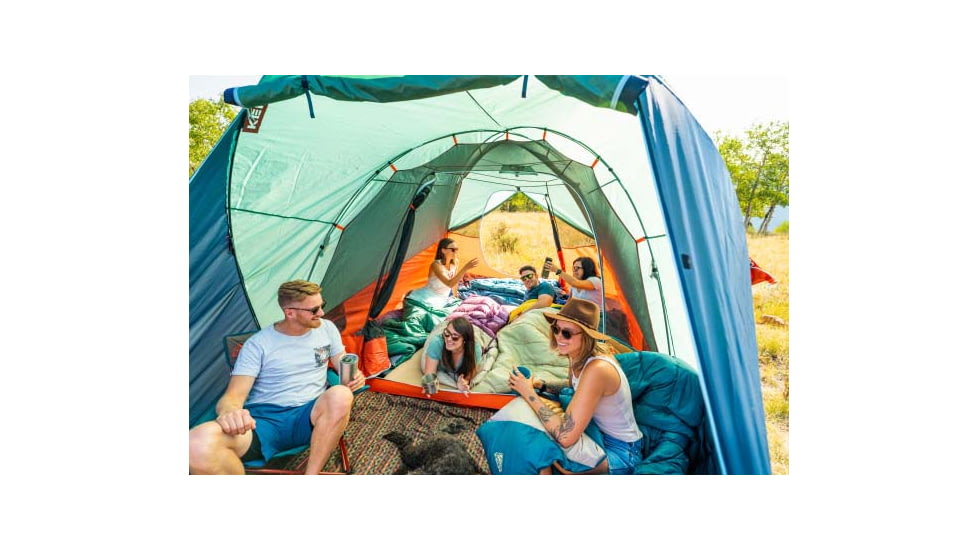 Kelty Rumpus Tent - 6 Person, Malachite/Midnight Navy, 40823421